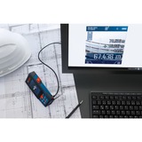 Bosch GLM 150-27 C Professional, Telemetro blu/Nero, IP54, 210 g