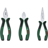 Bosch Set di pinze, 3 pezzi, Set pinze verde/Nero
