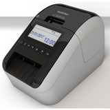 Brother QL-820NWBC stampante per etichette (CD) Termica diretta A colori 300 x 300 DPI 176 mm/s Con cavo e senza cavo Collegamento ethernet LAN DK Wi-Fi Bluetooth Nero/Bianco, DK, Termica diretta, 300 x 300 DPI, 176 mm/s, A colori, Con cavo e senza cavo