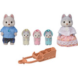 EPOCH Sylvanian Families - Famiglia Husky, Giochi di costruzione 