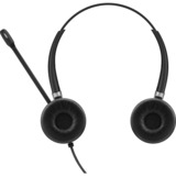 EPOS | Sennheiser | SENNHEISER IMPACT SC 660 Auricolare Cablato A Padiglione Musica e Chiamate Nero, Argento, Headset Nero, Cablato, Musica e Chiamate, 50 - 18000 Hz, 95 g, Auricolare, Nero, Argento