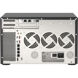 QNAP TVS-h1288X NAS Tower Intel® Xeon® W-1250 16 GB DDR4 0 TB QuTS hero Nero NAS, Tower, Intel® Xeon®, W-1250, 16 GB, DDR4