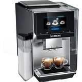 Siemens iQ700 TQ707R03 macchina per caffè Automatica Macchina per espresso 2,4 L, Macchina automatica accaio/Nero, Macchina per espresso, 2,4 L, Chicchi di caffè, Macinatore integrato, 1500 W, Nero, Acciaio inox