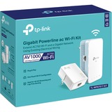 TP-Link TL-WPA7519 KIT 1000 Mbit/s Collegamento ethernet LAN Wi-Fi Bianco 2 pz, PowerLAN 1000 Mbit/s, IEEE 1901, IEEE 802.3, IEEE 802.3ab, IEEE 802.3u, Tipo E/F, Gigabit Ethernet, 10,100,1000 Mbit/s, Wi-Fi 5 (802.11ac)