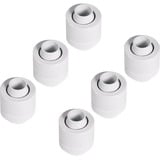 Alphacool Eiszapfen 13/10mm raccordo avvitabile G1/4 - White Sixpack, Connessione bianco