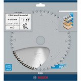 Bosch Lama per sega circolare PRO multi materiale, Ø 210mm, 80 denti 