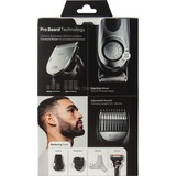 Braun BeardTrimmer 7 BT7420 Regolabarba Uomo, Rasoio per barba grigio, Lavabile, Batteria, Nero, Grigio