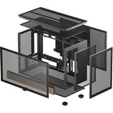 DeepCool CH260 WOOD, Chassis Tower Nero/legno