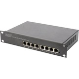 Digitus Set di rete 254 mm (10") - 6U, 312 x 300 mm (L x P), IT armadio Nero