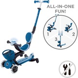 GLOBBER Go-Up Baby Lights 360, Scooter celeste/Petrolio