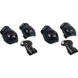 HUDORA Set di protezioni biomeccaniche Comfort, Accessori blu/Nero