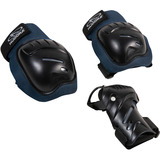 HUDORA Set di protezioni biomeccaniche Comfort, Accessori blu/Nero