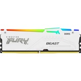 Kingston FURY FURY Beast 32 GB 5600 MT/s DDR5 CL36 DIMM White RGB EXPO, Memoria bianco, 32 GB, 1 x 32 GB, DDR5, 288-pin DIMM
