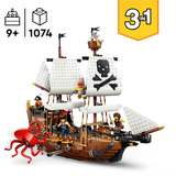 LEGO Creator 3-in-1 Nave pirata leggendaria, Giochi di costruzione 