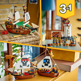 LEGO Creator 3-in-1 Nave pirata leggendaria, Giochi di costruzione 