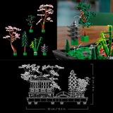 LEGO ICONS 10315 Il Giardino Tranquillo, Kit Giardino Botanico Zen per Adulti con Fiori di Loto, Regalo per Donna e Uomo, Giochi di costruzione Kit Giardino Botanico Zen per Adulti con Fiori di Loto, Regalo per Donna e Uomo, Set da costruzione, 18 anno/i, Plastica, 1363 pz, 1,68 kg