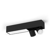 Philips Hue White & Color Ambiance Centris Spot da soffitto 2 pezzi, Luce LED Nero