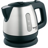 Tefal BI8125 bollitore elettrico 0,8 L 2200 W Nero, Acciaio inox argento, 0,8 L, 2200 W, Nero, Acciaio inox, Indicatore del livello dell'acqua, Senza filo