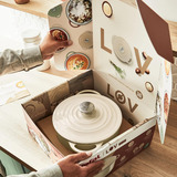 Tefal Brasiera ovale in ghisa Lov Ø 34cm, Torrefattore beige