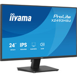 iiyama ProLite X2493HSU-B1, Monitor LED Nero (opaco), 60,5 cm (23.8"), 1920 x 1080 Pixel, Full HD, LED, Nero