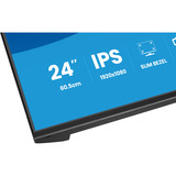 iiyama ProLite X2493HSU-B1, Monitor LED Nero (opaco), 60,5 cm (23.8"), 1920 x 1080 Pixel, Full HD, LED, Nero