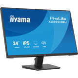 iiyama ProLite X2493HSU-B1, Monitor LED Nero (opaco), 60,5 cm (23.8"), 1920 x 1080 Pixel, Full HD, LED, Nero