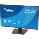 iiyama ProLite X2493HSU-B1, Monitor LED Nero (opaco), 60,5 cm (23.8"), 1920 x 1080 Pixel, Full HD, LED, Nero