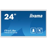 iiyama TW2424AS-W1 visualizzatore di messaggi Pannello piatto per segnaletica digitale 60,5 cm (23.8") Wi-Fi 250 cd/m² 4K Ultra HD Nero Touch screen Processore integrato Android 24/7, Public Display bianco, Pannello piatto per segnaletica digitale, 60,5 cm (23.8"), 1920 x 1080 Pixel, Wi-Fi, 24/7