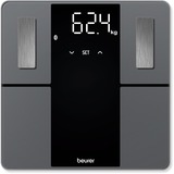 Beurer Bilancia diagnostica BF 500 Super Black Edition, Scala grigio/Nero