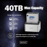 Digitus Docking station per HDD SATA doppio argento/Nero