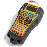 Dymo Rhino 6000+ Etichettatura industriale con custodia | Etichettatrice ricca di funzioni con connessione al PC, Stampa etichette ABC, Termica diretta, Cablato, Giallo