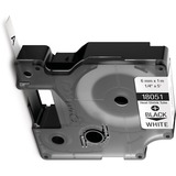 Dymo Rhino etichette industriali tubolari termoretraibili | 6 mm x 1,5 m | nero su bianco, Nastri termorestringenti  5 m | nero su bianco, D1, Belgio, 1,5 m, 1 pz, 34 mm, 87 mm