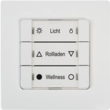 HOMEPILOT Pulsante da parete smart 3 gruppi bianco