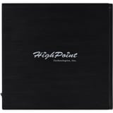 HighPoint RocketStor 6314B TB 2 to TB 3, Disk enclosure Nero