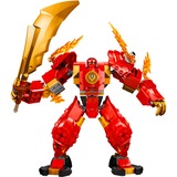 LEGO NINJAGO 71808 Mech Elemento Fuoco di Kai, Giochi per Bambini di 7+ Anni con 2 Action Figure da Costruire e 4 Minifigure, Giochi di costruzione Giochi per Bambini di 7+ Anni con 2 Action Figure da Costruire e 4 Minifigure, Set da costruzione, 7 anno/i, Plastica, 322 pz, 484 g