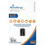 MediaRange USB Nano 8 GB, Chiavetta USB Nero