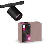 Philips Hue Faretto cilindrico Perifo, Lampada Nero, Philips Hue White and Color ambiance Faretto cilindrico Perifo, Faretto luminoso intelligente, Bluetooth/Zigbee, Nero, LED integrato, Metallo, Lampadina/e non sostituibile/i