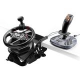 Thrustmaster SimTask FarmStick, Joystick Multifunzione per il Farming Nero/Blu-grigio, Joystick Multifunzione per il Farming, Joystick, PC, Analogico/Digitale, Cablato, USB, USB tipo A