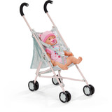 ZAPF Creation BABY born Passeggino con borsa Giungla, Carrozzine bambola 