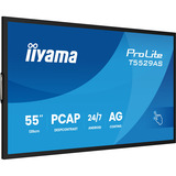 iiyama ProLite T5529AS-B1AG, Monitor LED Nero (opaco), Design chiosco, 138,7 cm (54.6"), LED, 3840 x 2160 Pixel, Wi-Fi, 24/7