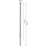 Bosch Expert Punta per martelli SDS plus-7X, Trapano Martello perforatore, Hammer drill bit, 1,4 cm, 465 mm, Cemento, Pietra, 40 cm