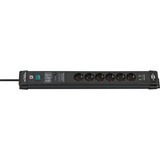 Brennenstuhl Multipresa Premium-Line 6 vie, Ciabatta Nero