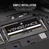 Corsair SO-DIMM 32 GB DDR5-5600 (1x 32 GB), Memoria Nero