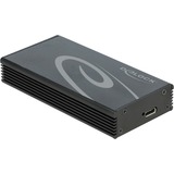 DeLOCK 42000 contenitore di unità di archiviazione Nero M.2, Disk enclosure Nero, M.2, M.2, Collegamento del dispositivo USB, Nero