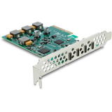 DeLOCK Scheda PCI-E x4 a 4 x USB-C 10 Gbps - Profilo Basso, Controller USB 
