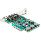 DeLOCK Scheda PCI-E x4 a 4 x USB-C 10 Gbps - Profilo Basso, Controller USB 