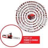 EINHELL GE-LC 36/35 li-solo Scie à chaîne à deux, 0 W, 18 V, Sega a catena rosso/Nero, 0 W, 18 V