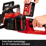 EINHELL GE-LC 36/35 li-solo Scie à chaîne à deux, 0 W, 18 V, Sega a catena rosso/Nero, 0 W, 18 V