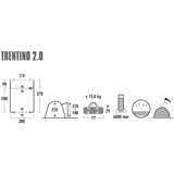 High Peak Tendalino per camper Trentino 2.0 grigio/Limone verde