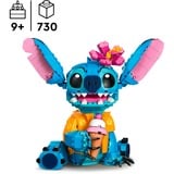 LEGO Disney 43249 Stitch, Gioco per Bambini 9+, Personaggio da Costruire con Parti Mobili, Idea Regalo Divertente dal Film, Giochi di costruzione Gioco per Bambini 9+, Personaggio da Costruire con Parti Mobili, Idea Regalo Divertente dal Film, Set da costruzione, 9 anno/i, Plastica, 730 pz, 904 g